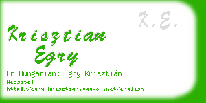 krisztian egry business card